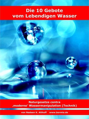 cover image of Die 10 Gebote vom Lebendigen Wasser